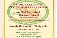 Annabelle`s Prüfungen