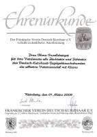 Silberne Vereinsnadel m. Kranz